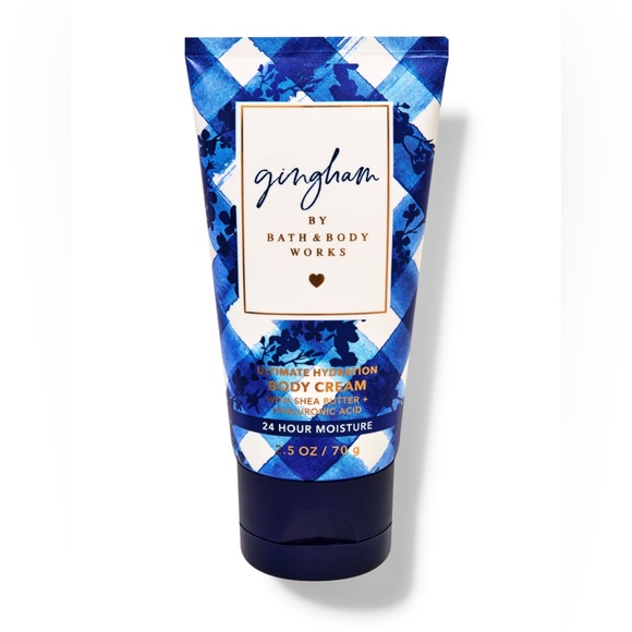 Bath & Body Works Other - Bath & Body Works Gingham Blue Set